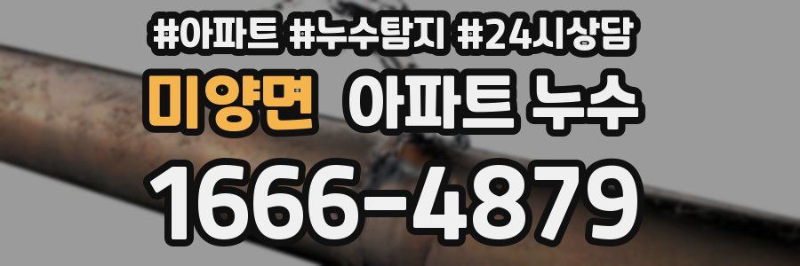 미양면 누수탐지