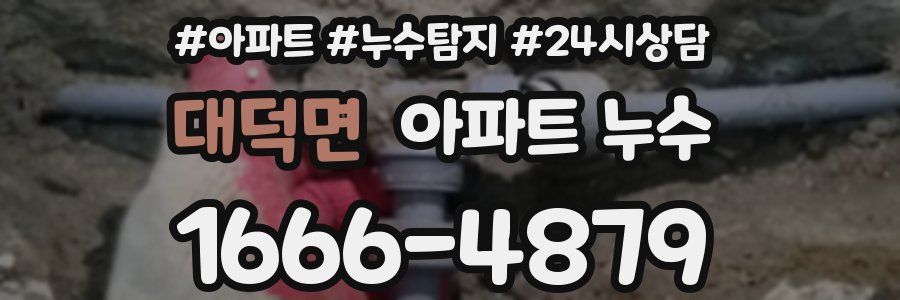 대덕면 누수탐지