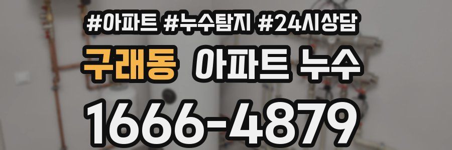 구래동 누수탐지