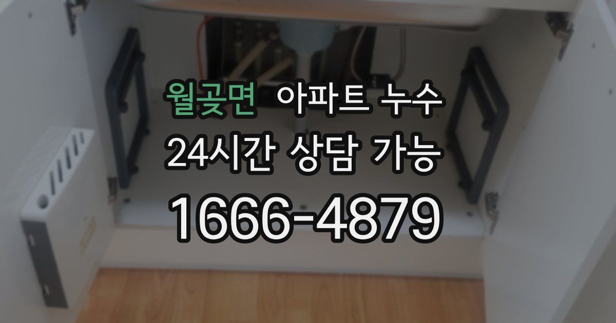 월곶면 아파트 누수