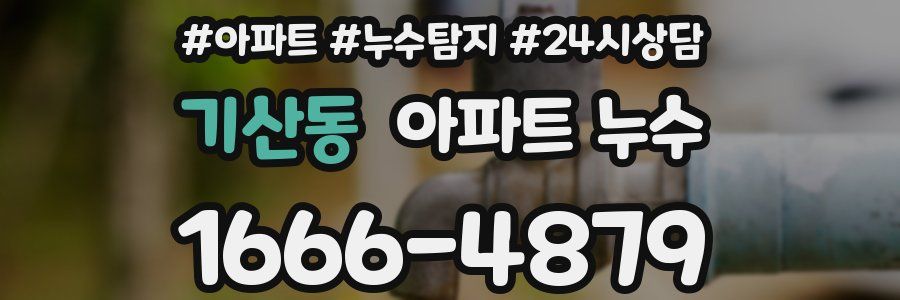 기산동 누수탐지