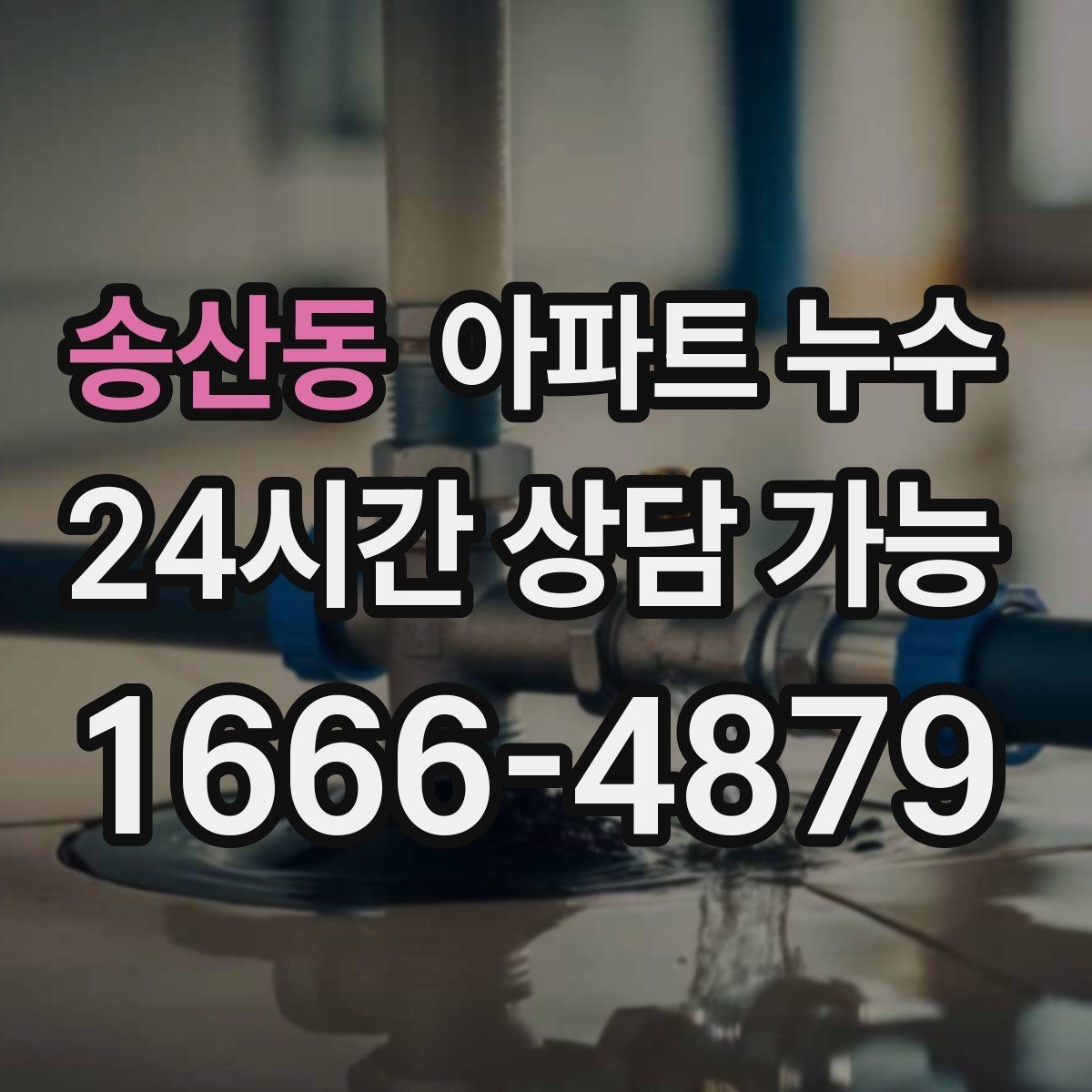 송산동 아파트 누수 배수 주변 물때가 계속 남는 이유