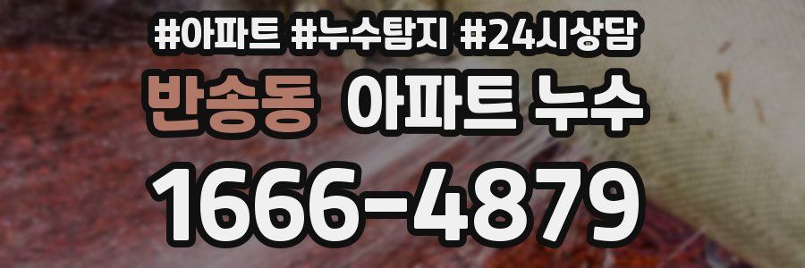 반송동 누수탐지