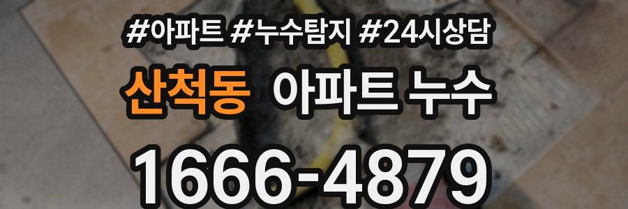 산척동 누수탐지