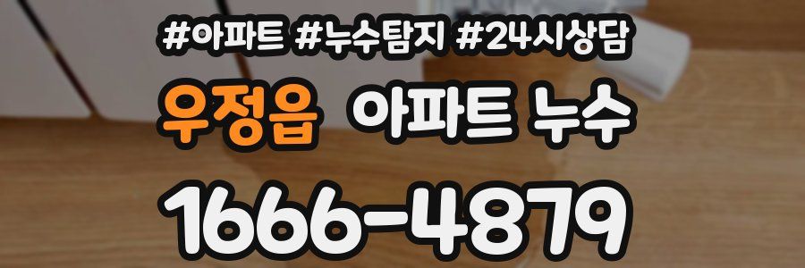 우정읍 누수탐지