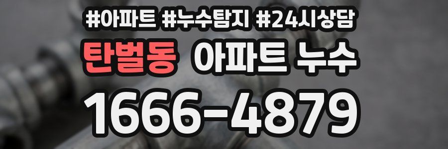 탄벌동 누수탐지