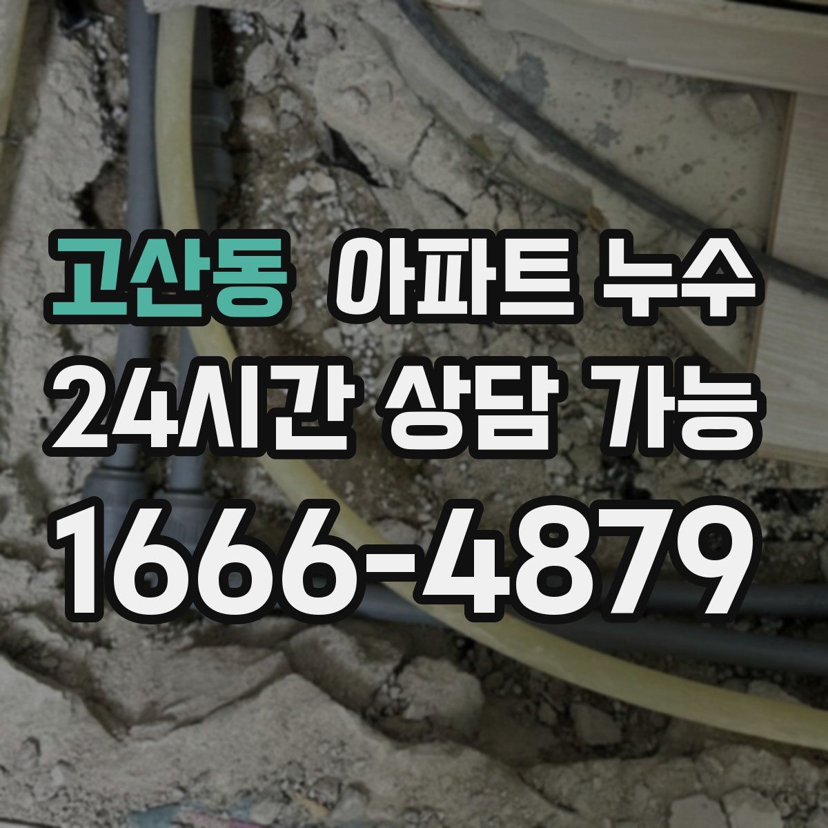 고산동 아파트 누수탐지