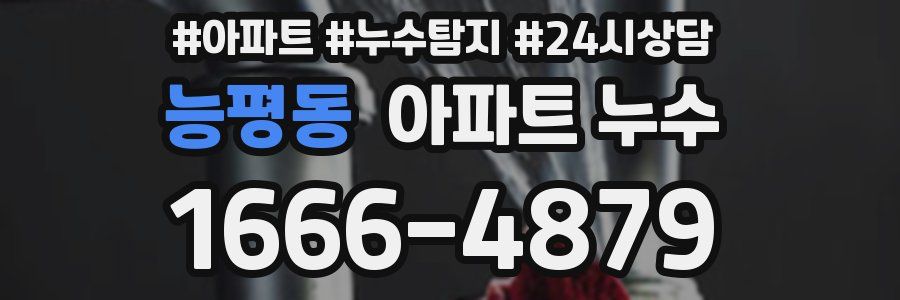 능평동 누수탐지