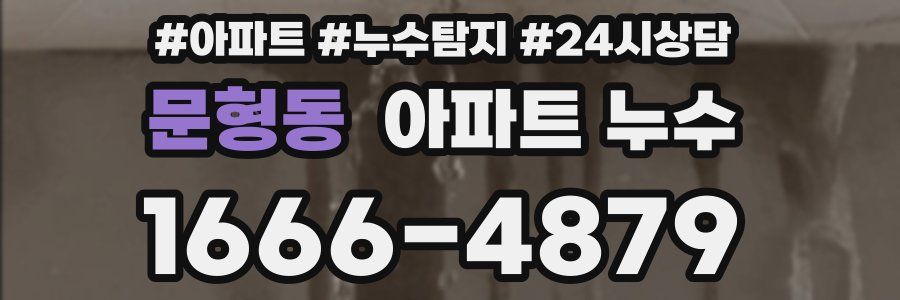 문형동 누수탐지