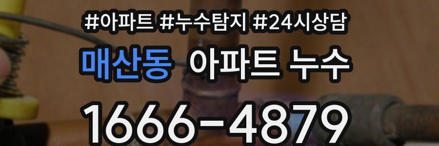 매산동 누수탐지