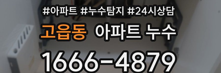 고읍동 누수탐지