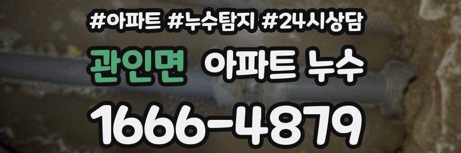 관인면 누수탐지