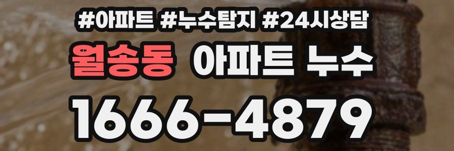 월송동 누수탐지