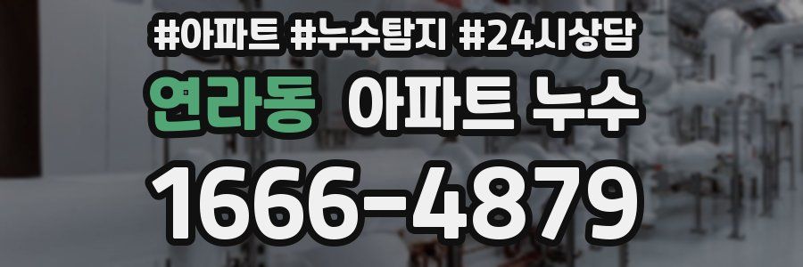 연라동 누수탐지