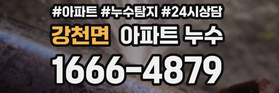 강천면 누수탐지