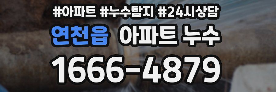 연천읍 누수탐지