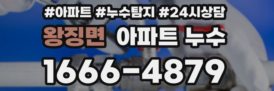 왕징면 누수탐지