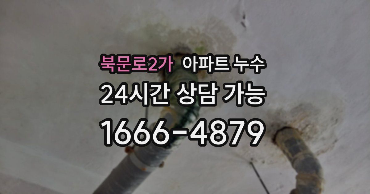 북문로2가 아파트 누수