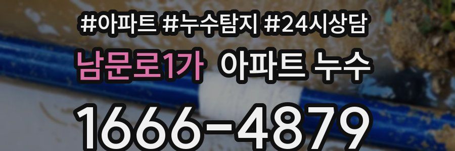 남문로1가 누수탐지