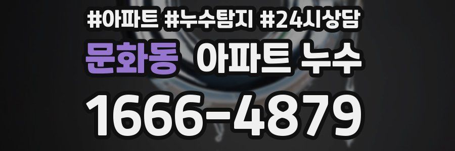 문화동 누수탐지