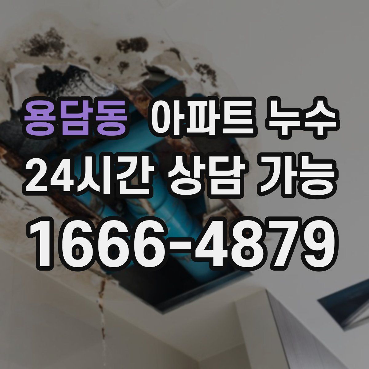 용담동 아파트 누수탐지