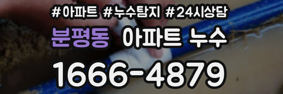 분평동 누수탐지