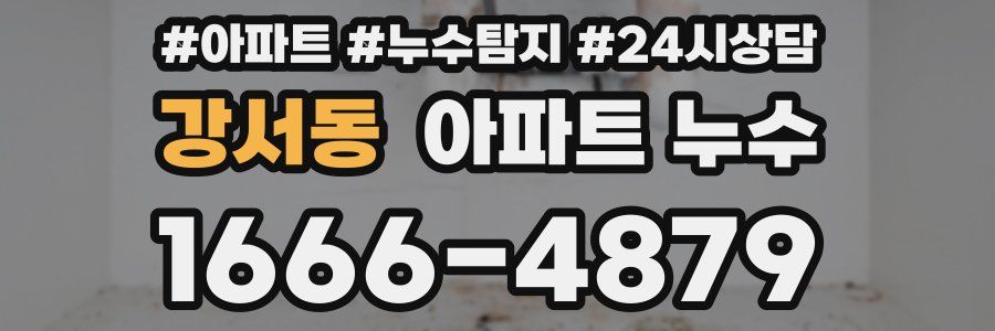 강서동 누수탐지