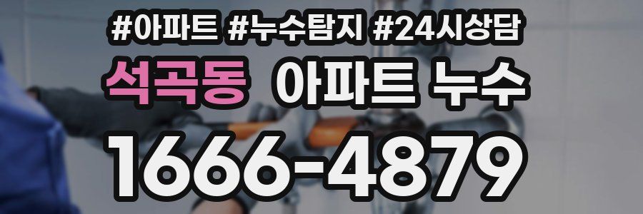 석곡동 누수탐지