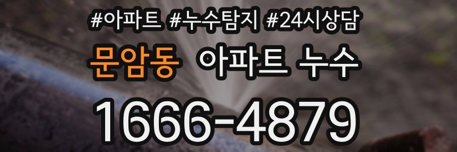 문암동 누수탐지