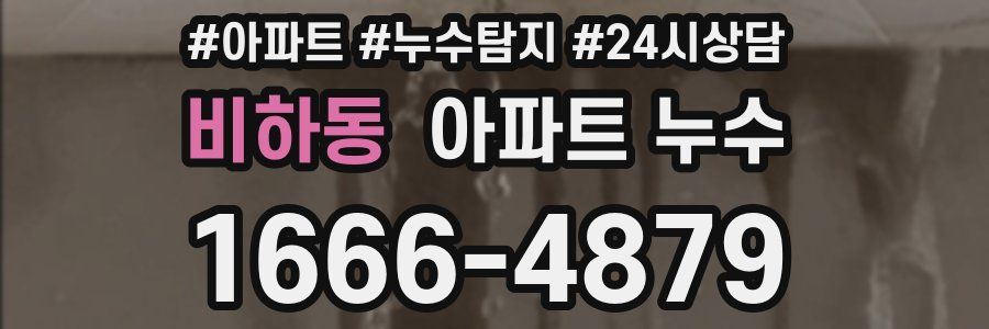 비하동 누수탐지