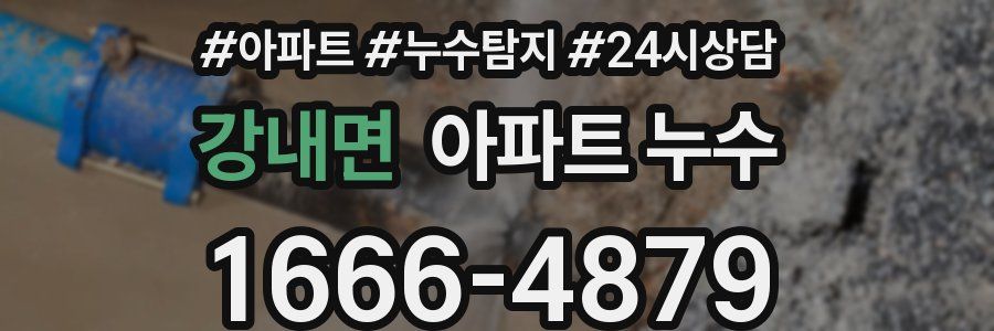 강내면 누수탐지