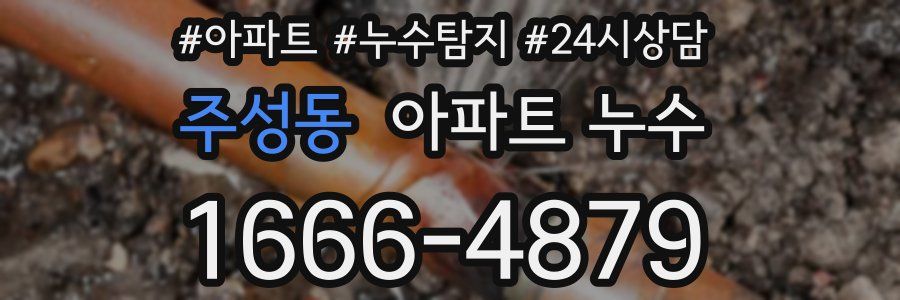 주성동 누수탐지