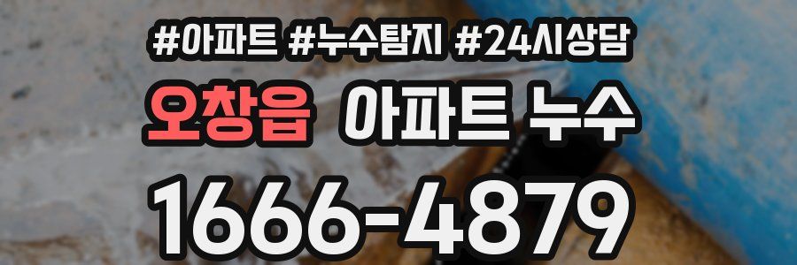 오창읍 누수탐지