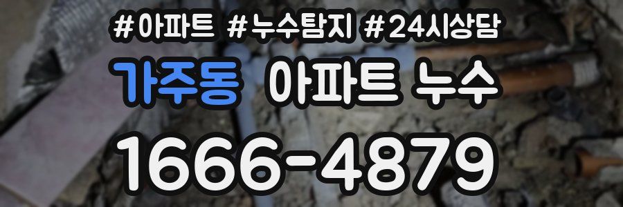 가주동 누수탐지