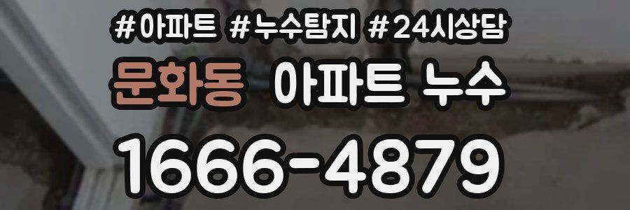 문화동 누수탐지