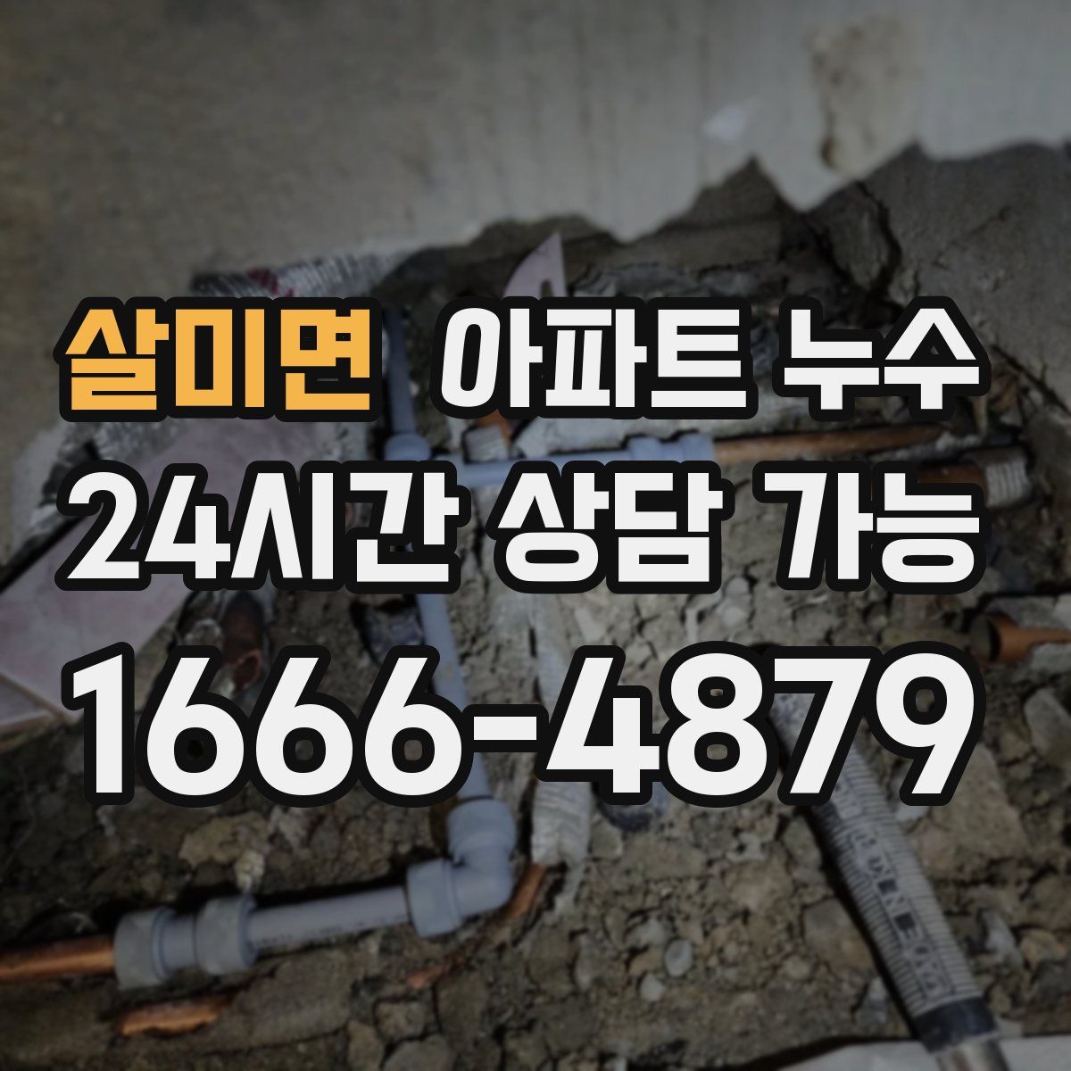 살미면 아파트 누수탐지