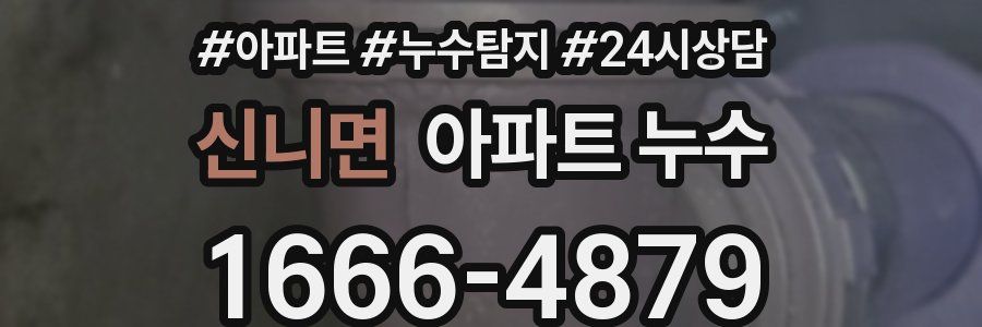 신니면 누수탐지