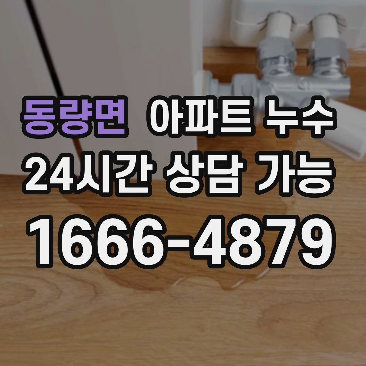 동량면 아파트 누수 베란다 물고임 커지기 전 현장 체크
