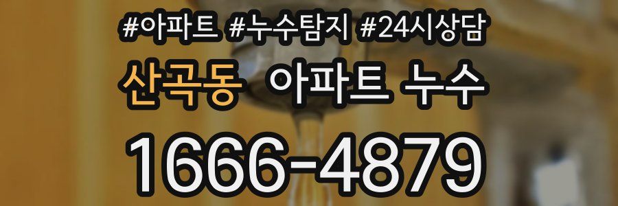 산곡동 누수탐지