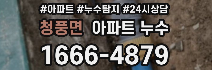 청풍면 누수탐지