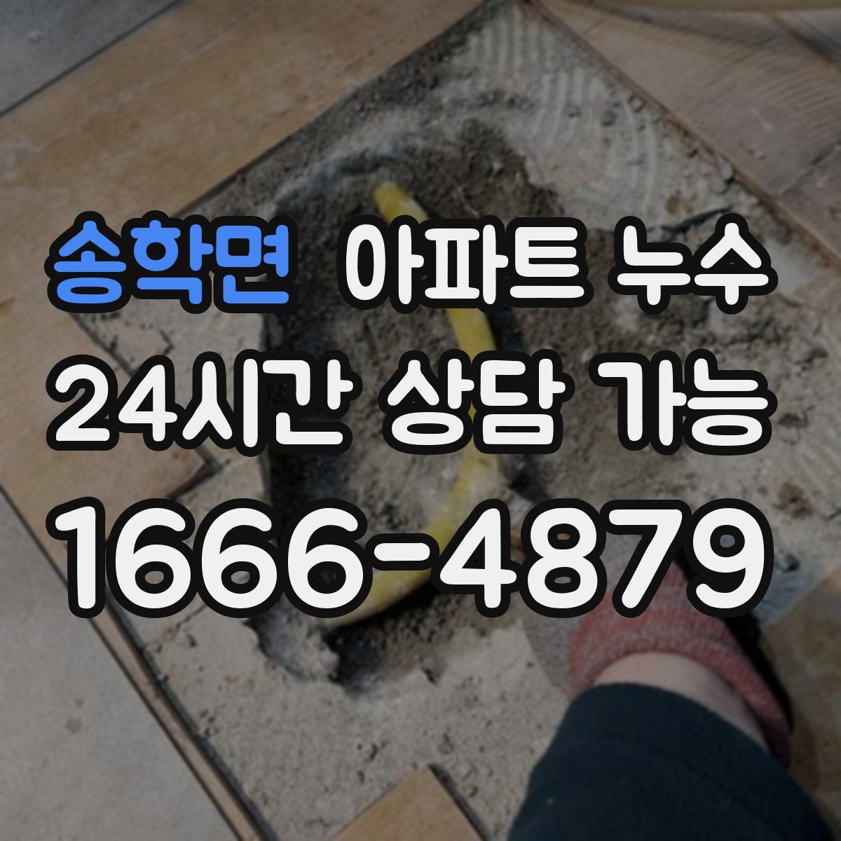 송학면 아파트 누수탐지