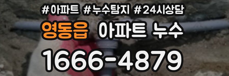 영동읍 누수탐지