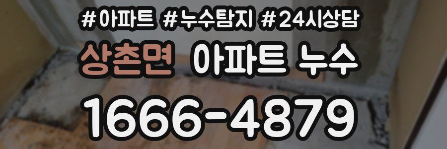 상촌면 누수탐지