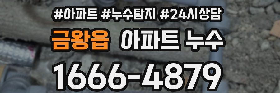 금왕읍 누수탐지