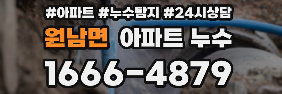 원남면 누수탐지