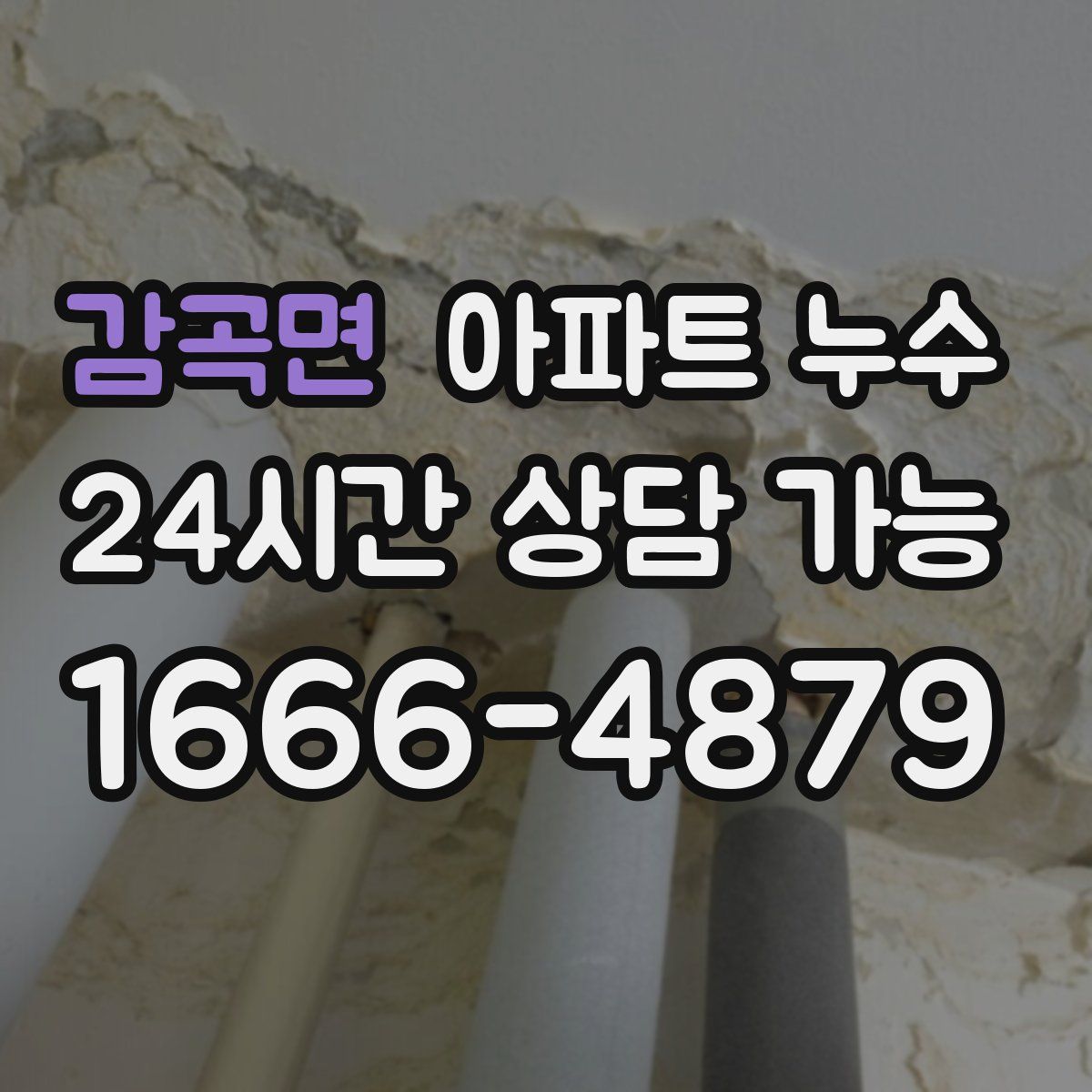 감곡면 아파트 누수탐지