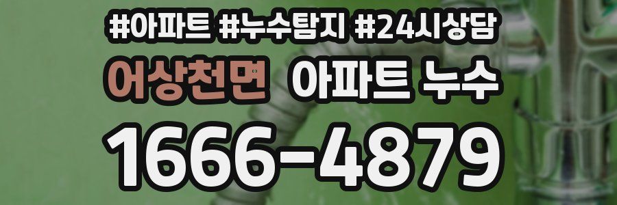 어상천면 누수탐지