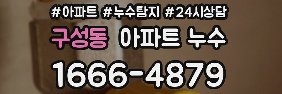 구성동 누수탐지