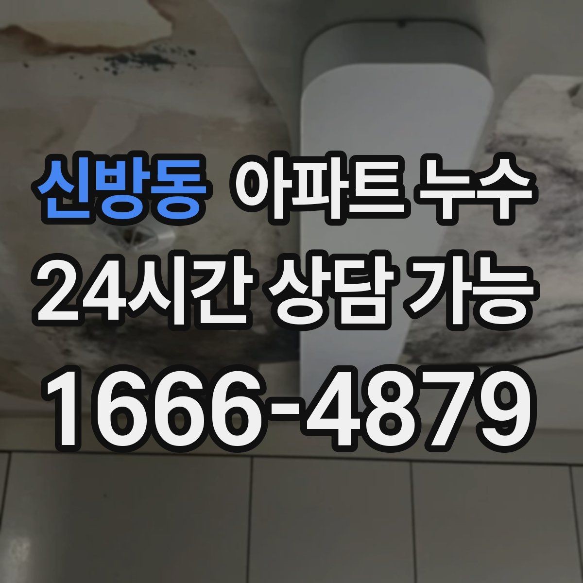 신방동 아파트 누수 욕실 밖 바닥까지 젖는 이유
