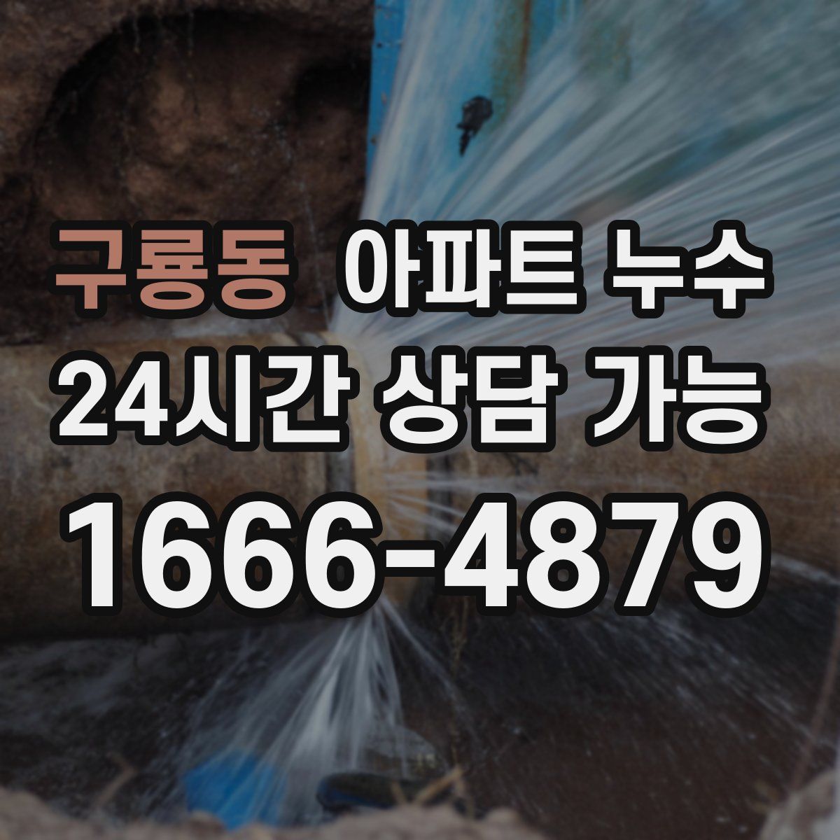 구룡동 아파트 누수탐지